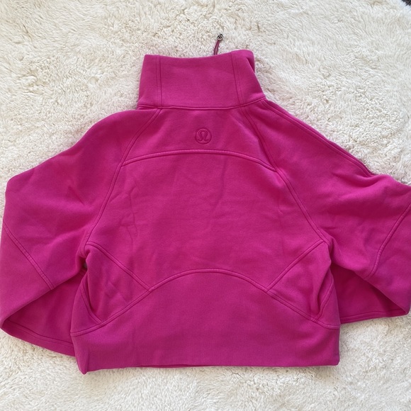 ❤️ Lululemon Scuba Oversized Funnel Neck in Sonic Pink Size XL/XXL NWT - Picture 7 of 10